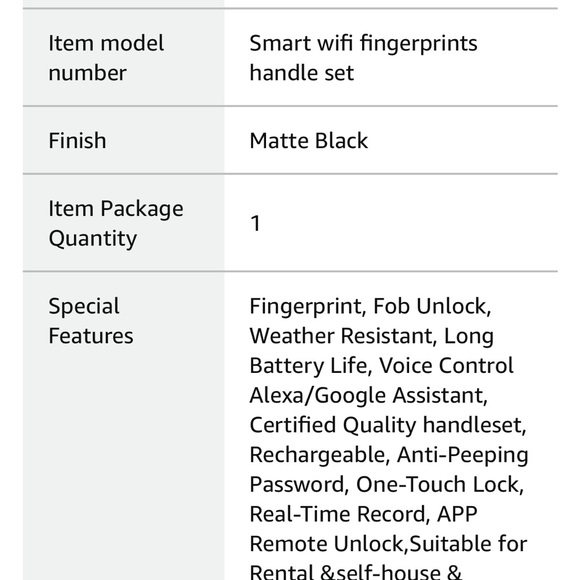⭐️Smart Front Lock Handle Set NEW - Picture 11 of 11
